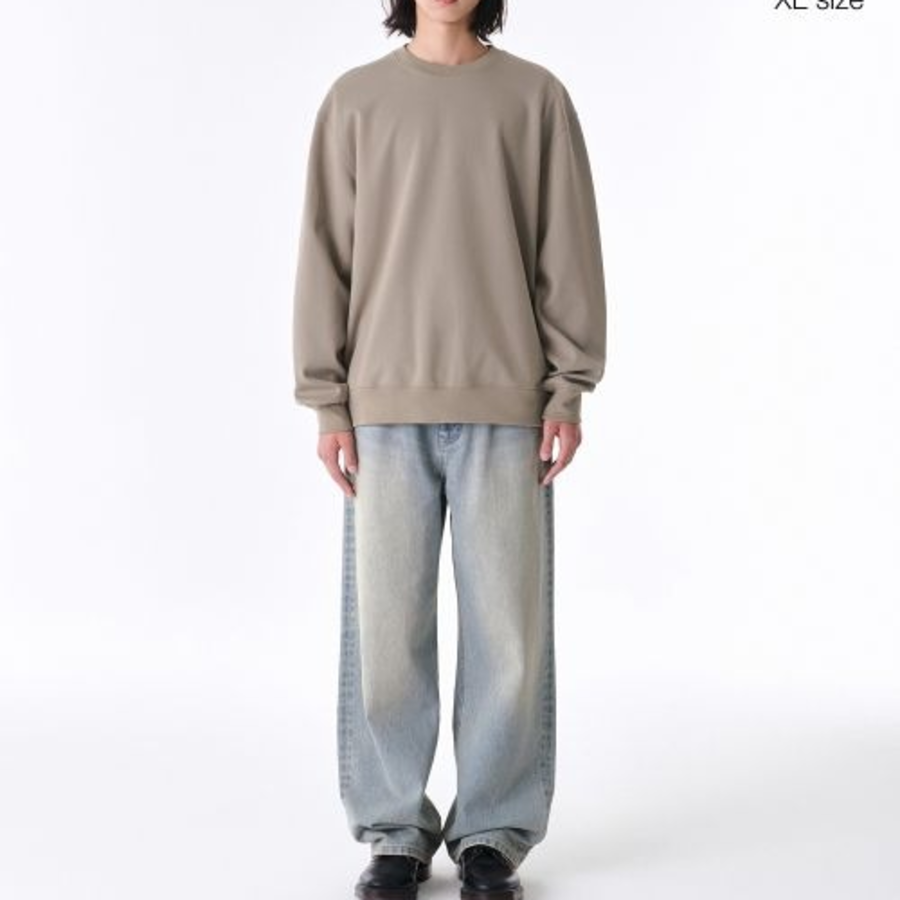 Musinsa Cooltandard Regular Sweatshirt – Beige