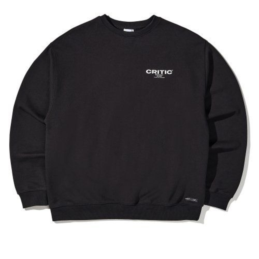 CRITIC OG Logo Sweatshirt – Black