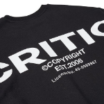 CRITIC OG Logo Sweatshirt – Black