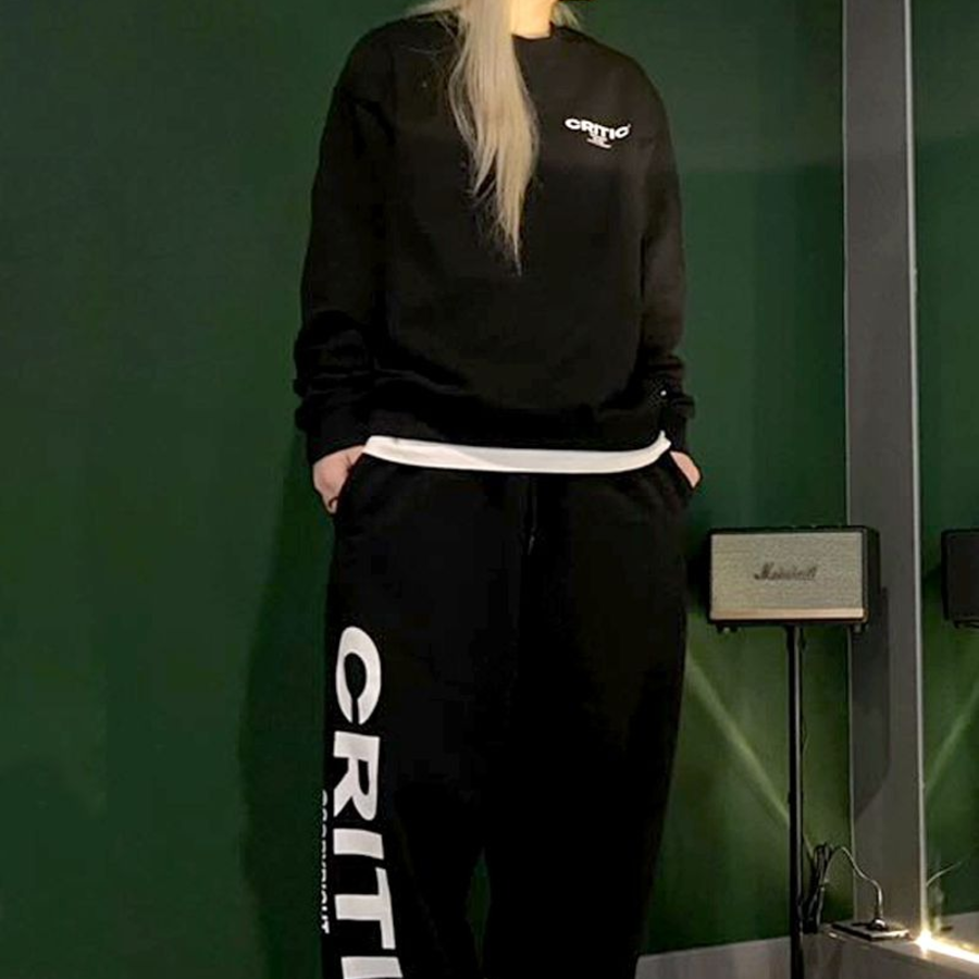 CRITIC OG Logo Sweatshirt – Black