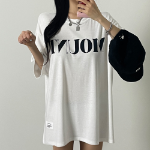 Свободный размер-Белый-Футболки