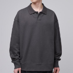 Musinsa Standard Oversized Collared Sweatshirt – Gunmetal