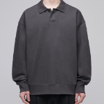 Musinsa Standard Oversized Collared Sweatshirt – Gunmetal