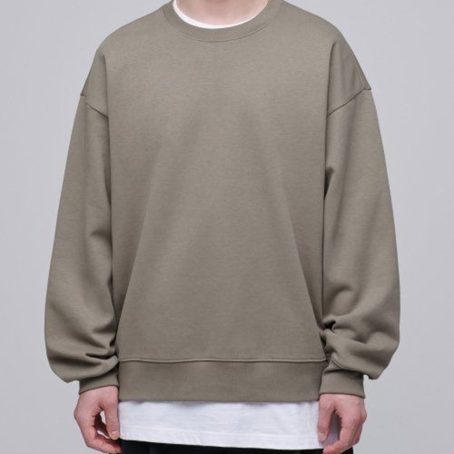 Musinsa Standard Flat Terry Oversized Sweatshirt – Beige