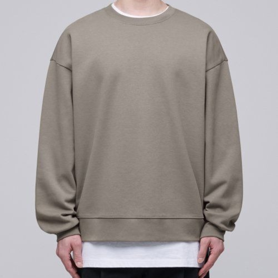 Musinsa Standard Flat Terry Oversized Sweatshirt – Beige