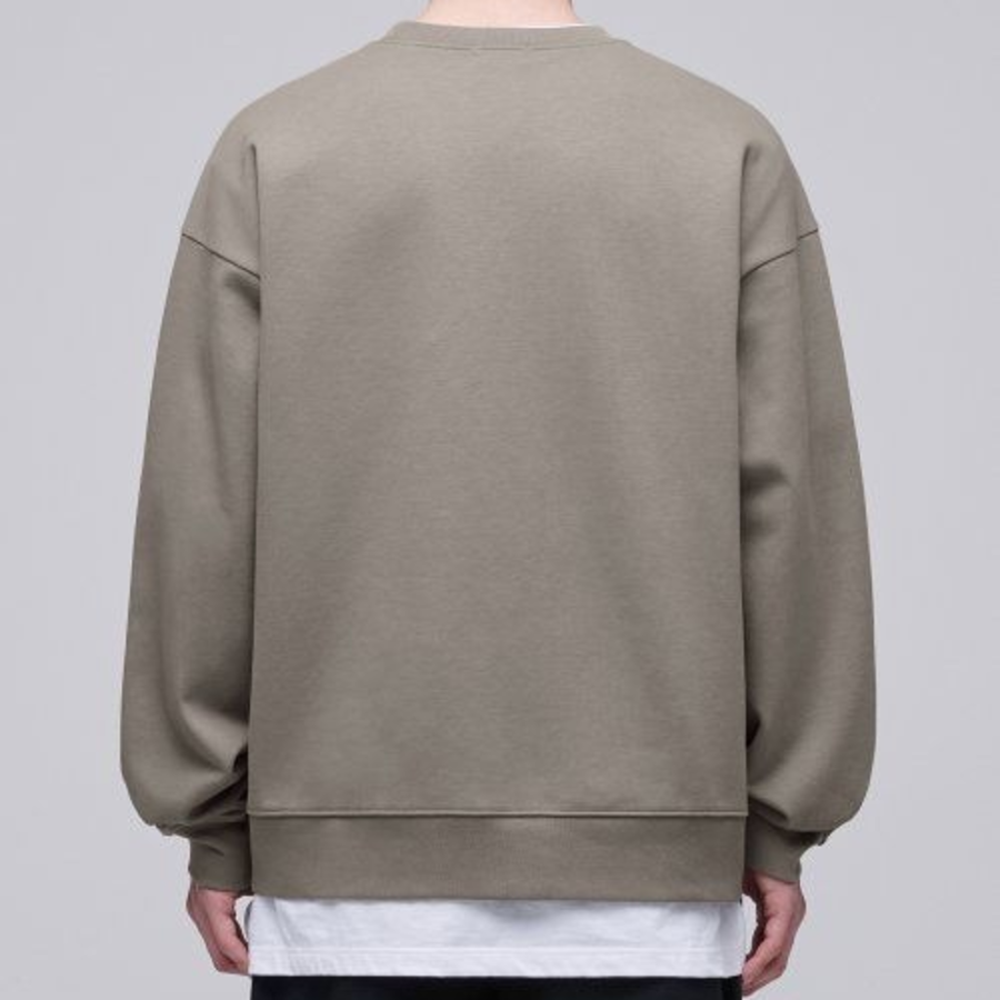 Musinsa Standard Flat Terry Oversized Sweatshirt – Beige