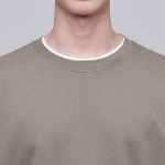 Musinsa Standard Flat Terry Oversized Sweatshirt – Beige