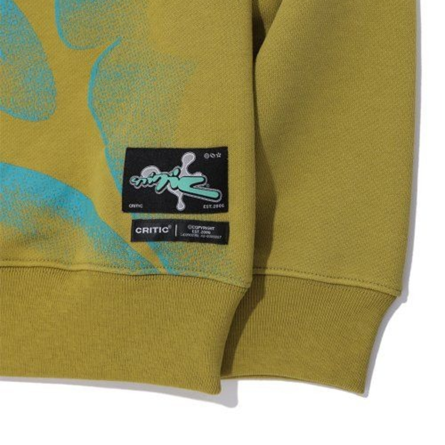 CRITIC Emergency Landed Alien Sweatshirt – Olive