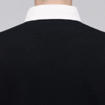 Musinsa Standard Oversized Rugby Sweatshirt – Black