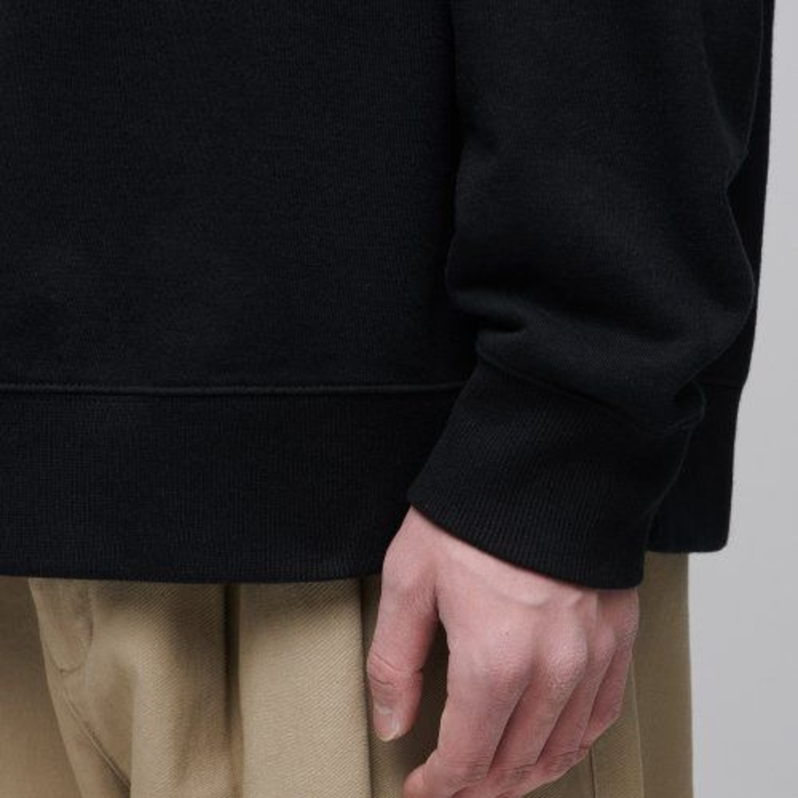 Musinsa Standard Oversized Rugby Sweatshirt – Black