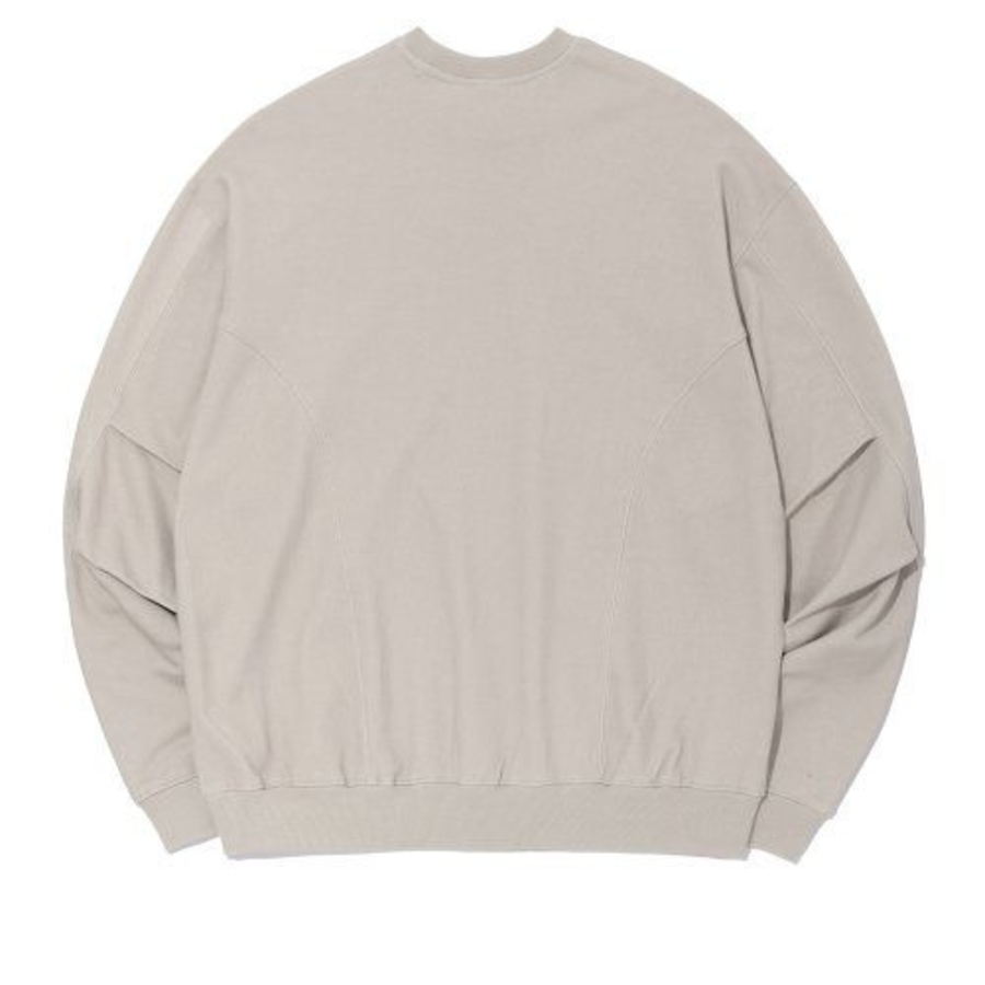 CRITIC Wormhole Logo Divided Sweatshirt – Oatmeal