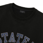 Melange Master Staten Emblem Oversized Sweatshirt – Black