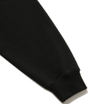 Melange Master Staten Emblem Oversized Sweatshirt – Black