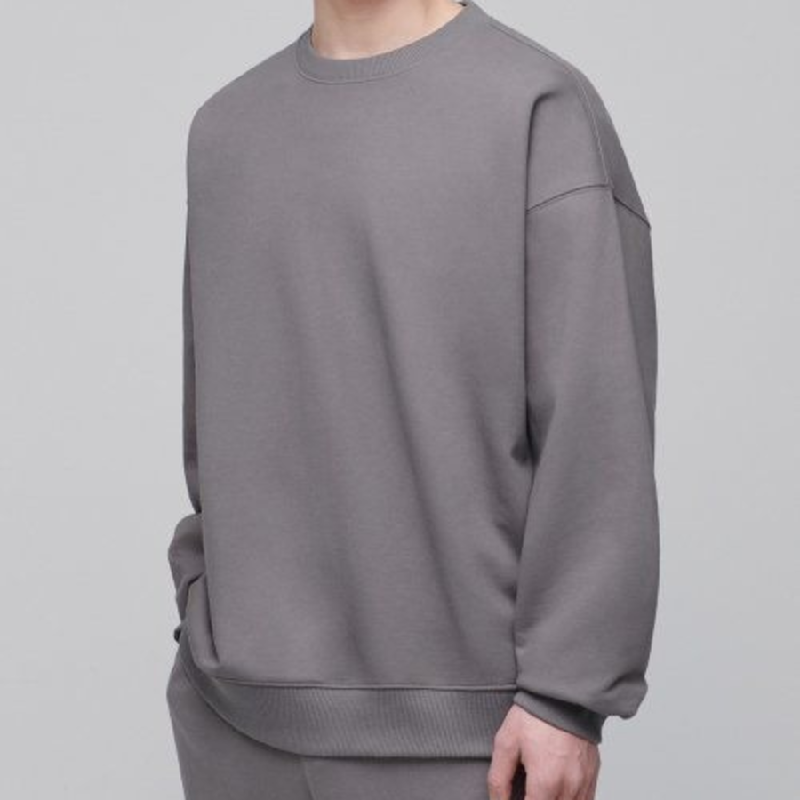 Musinsa Standard [Green] Recycled Oversized Sweatshirt – Gray