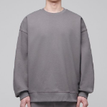 Musinsa Standard [Green] Recycled Oversized Sweatshirt – Gray