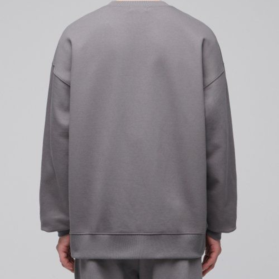 Musinsa Standard [Green] Recycled Oversized Sweatshirt – Gray