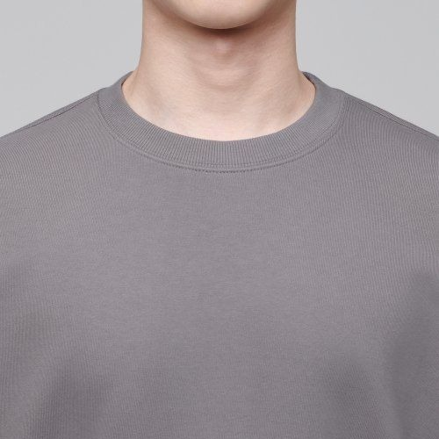 Musinsa Standard [Green] Recycled Oversized Sweatshirt – Gray