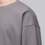 Musinsa Standard [Green] Recycled Oversized Sweatshirt – Gray