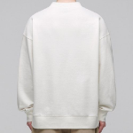 Musinsa Standard Oversized V-Neck Sweatshirt – Cream