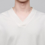 Musinsa Standard Oversized V-Neck Sweatshirt – Cream