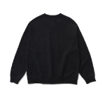 Melange Master Spaniel Overfit Sweatshirt – Black