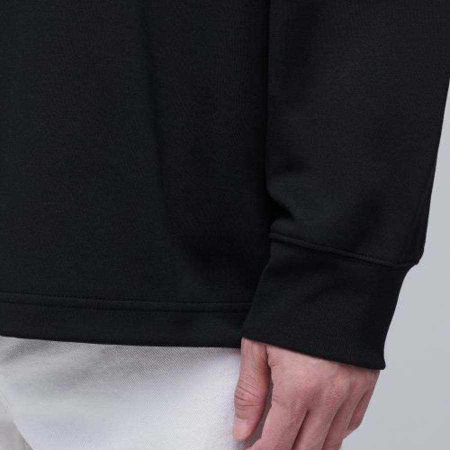 Musinsa Standard Flat Terry Oversized String Sweatshirt – Black