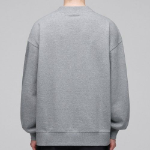Musinsa Standard Oversized V-Neck Sweatshirt – Medium Grey