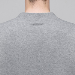 Musinsa Standard Oversized V-Neck Sweatshirt – Medium Grey