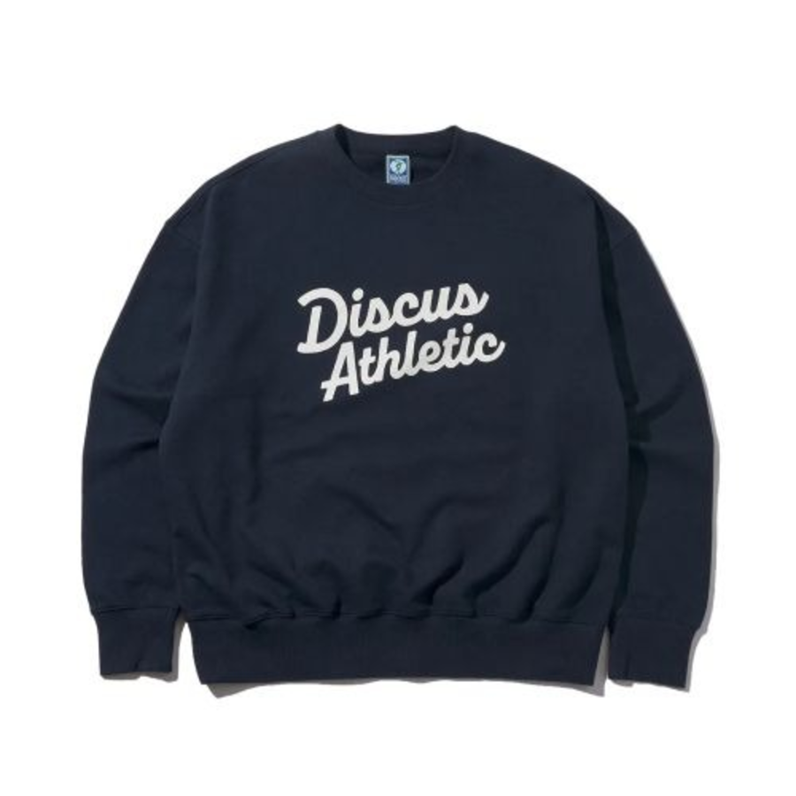 DISCUSS ATHLETIC Oversized Logo Sweatshirt – Navy