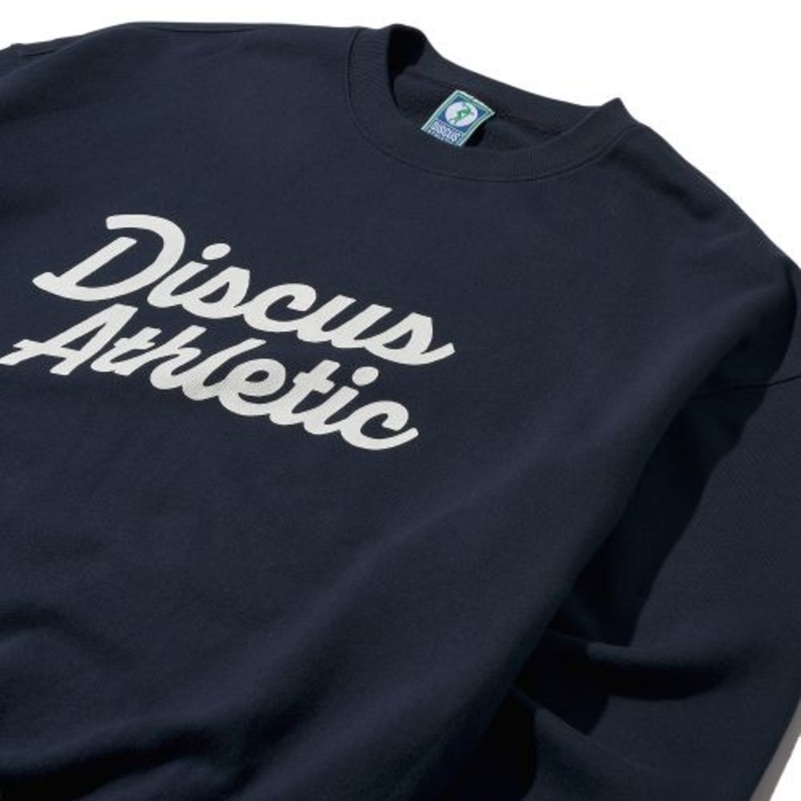 DISCUSS ATHLETIC Oversized Logo Sweatshirt – Navy