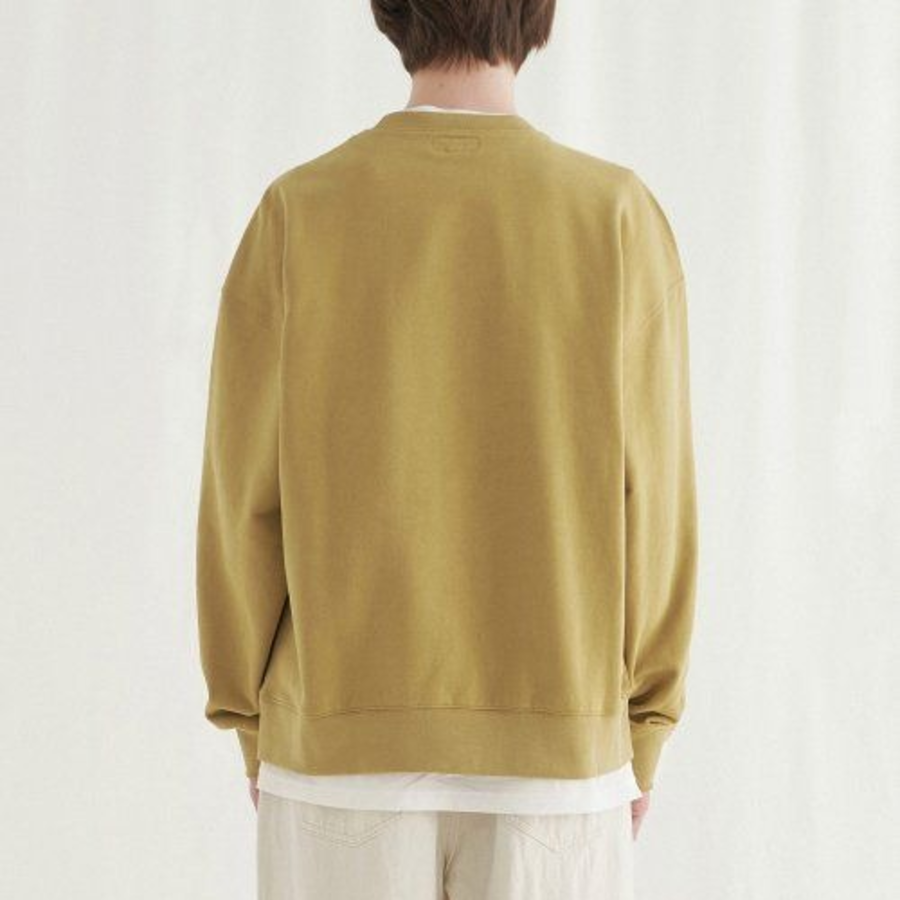 Melange Master Oversized Sweatshirt – Mustard