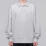 Musinsa Standard Oversized Collared Sweatshirt – Light Grey
