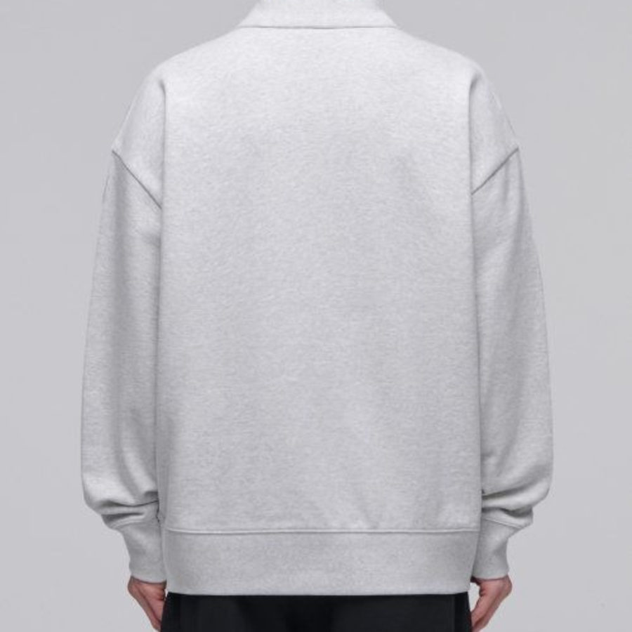 Musinsa Standard Oversized Collared Sweatshirt – Light Grey