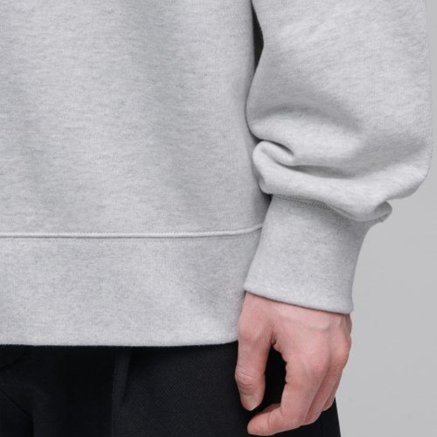 Musinsa Standard Oversized Collared Sweatshirt – Light Grey