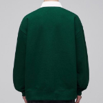 Musinsa Standard Oversized Rugby Sweatshirt – Green