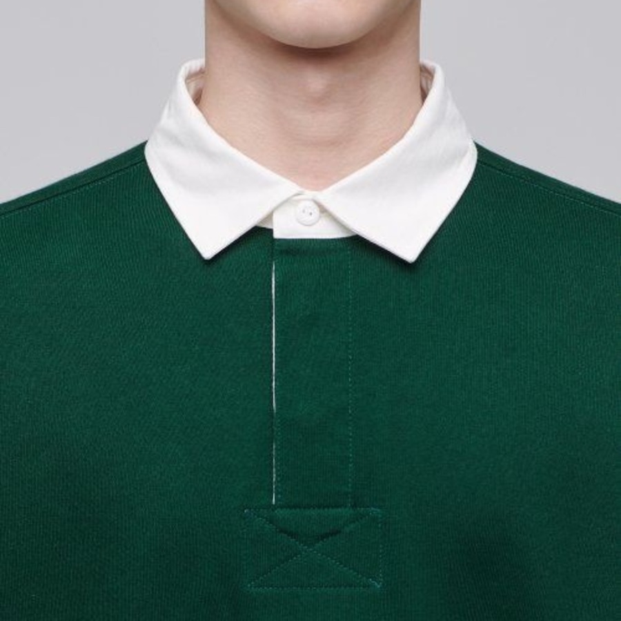 Musinsa Standard Oversized Rugby Sweatshirt – Green