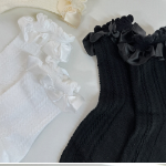 Носки с кружевным фестоном "Ally" — нежный акцент с эффектом французской романтики