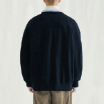 Melange Master Spaniel Over Fit Sweatshirt – Navy