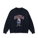 Melange Master Spaniel Over Fit Sweatshirt – Navy