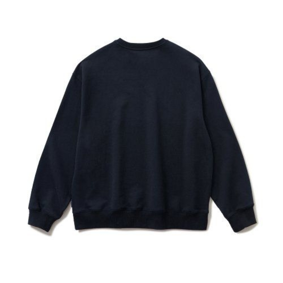 Melange Master Staten Emblem Oversized Sweatshirt – Navy