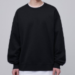 Musinsa Standard Flat Terry Oversized Sweatshirt – Black