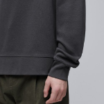 Musinsa Standard Flat Terry Relax Fit Collared Sweatshirt – Gunmetal