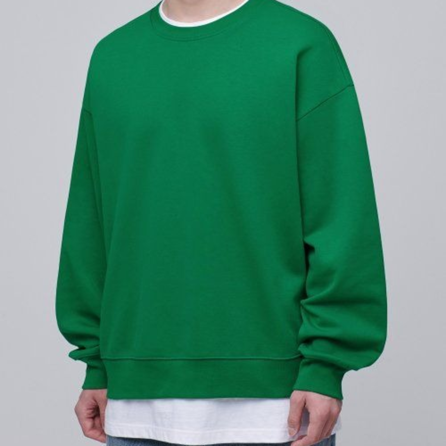 Musinsa Standard Flat Terry Oversized Sweatshirt – Green