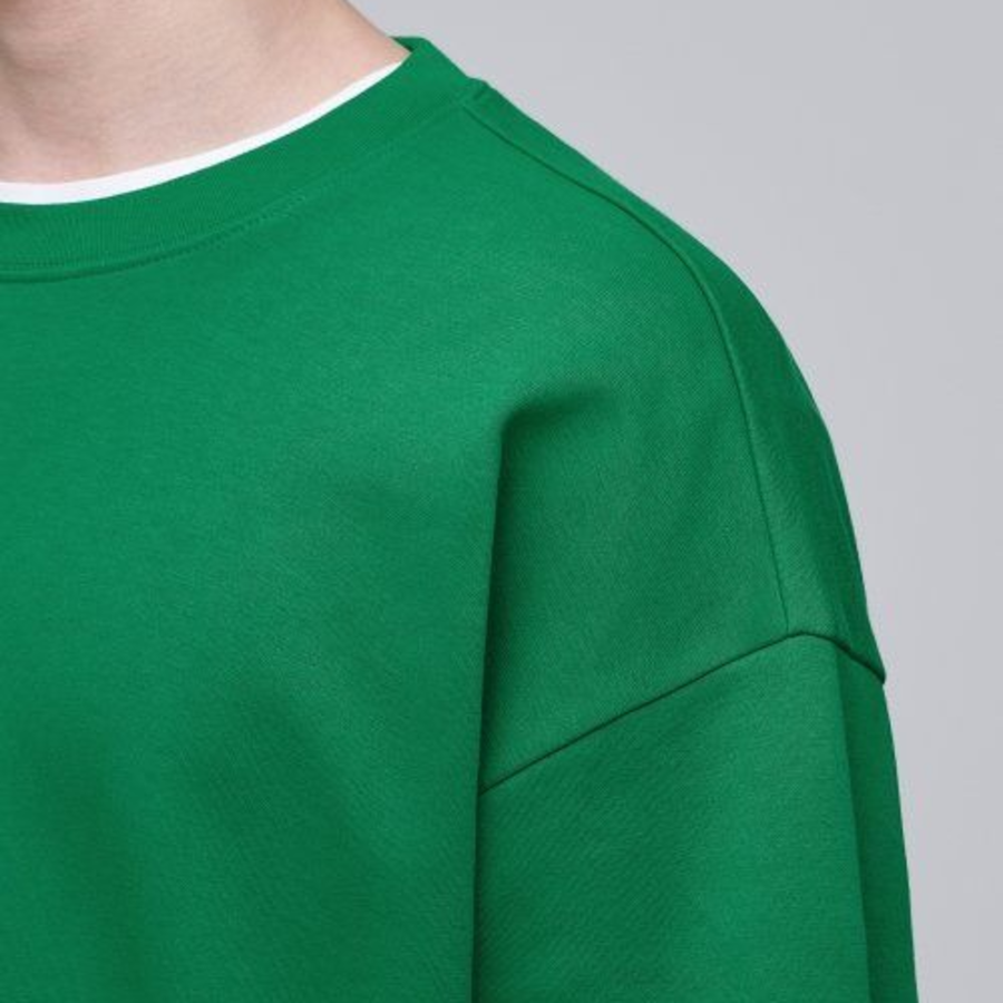 Musinsa Standard Flat Terry Oversized Sweatshirt – Green