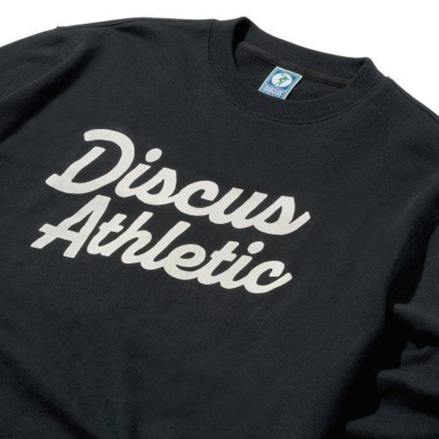 DISCUS ATHLETIC Oversized Logo Sweatshirt – Black
