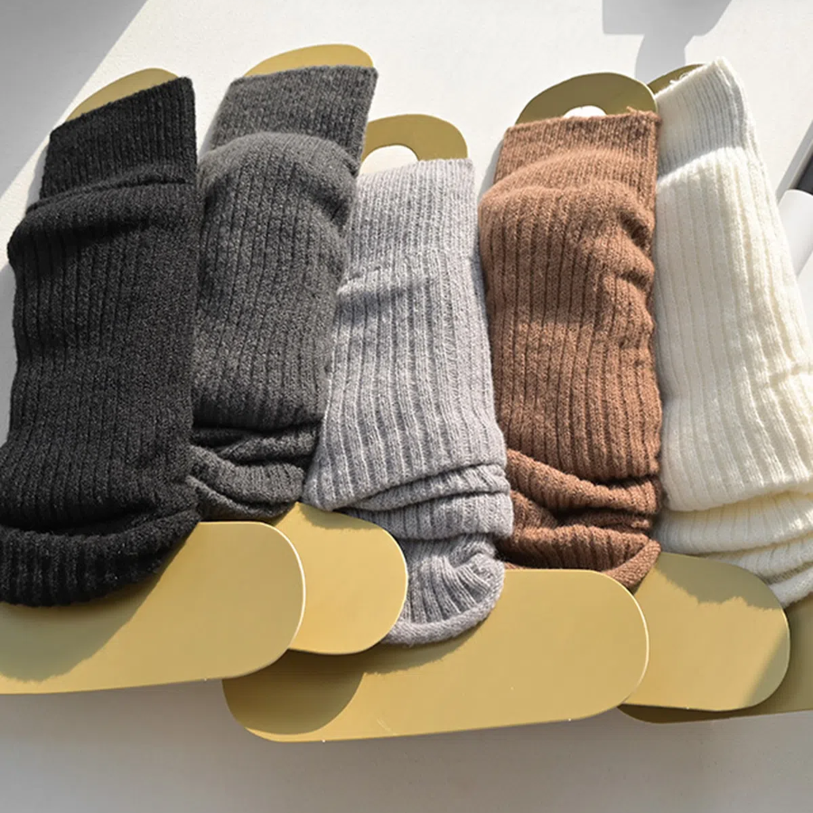 Уютные хлопковые лего-гетры в рубчик — тёплый must-have для зимнего сезона