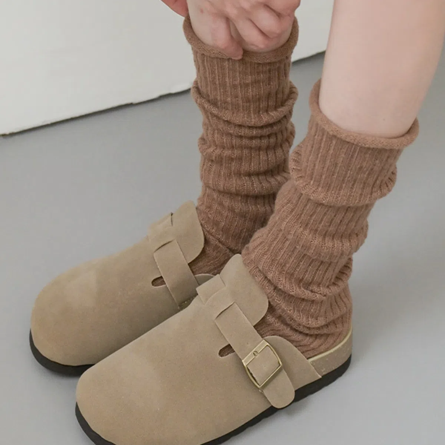 Уютные хлопковые лего-гетры в рубчик — тёплый must-have для зимнего сезона