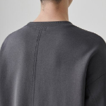 Musinsa Standard Flat Terry Raw Edge Cutting Oversized Sweatshirt – Gunmetal