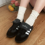 Прозрачные гольфы "Balletanne" с кружевом и фестонами — воздушность и романтика в каждом шаге