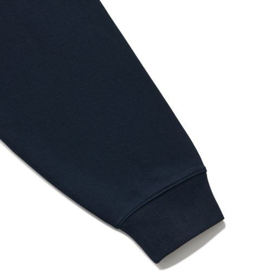 Melange Master Oversized Half-Zip Sweatshirt – Navy